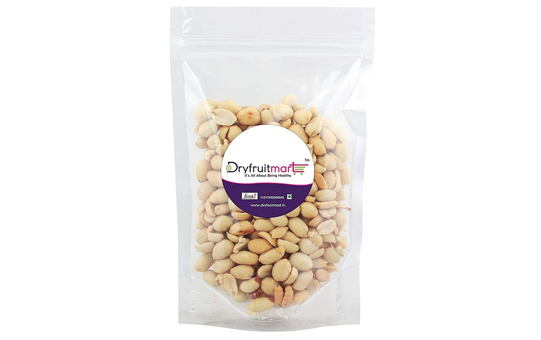 Dryfruit Mart Roasted Unsalted Peanuts    Pack  500 grams